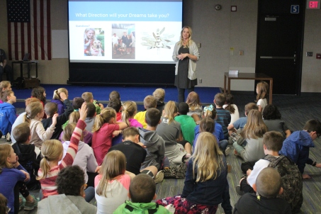 Author Visit at Heritage Elementary - my kids' alma mater :) <3